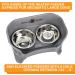 Neater Pets Slow Feed Bowl Inserts - Stainless Steel - 3 Cup Capacity - Fits 7.25-8 Opening - Buy Online on GoSupps.com