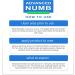 Advanced Numb 5% Lidocaine Pain Relief Cream - 2oz Ointment for Numbing - Made in USA - Buy Online on GoSupps.com