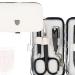 3 Swords Germany 6 Piece Manicure Pedicure Grooming Kit Set - Professional Nail Care Scissors File Clipper in Fashion Leather Case - Gift Box Included (77811) - Buy Online on GoSupps.com