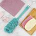 3 PCS Long Handle Back Brush Loofah Scrubber Set for Men and Women - Exfoliating Body Scrubber with Soft Mesh - Blue, Pink, White - Buy Online on GoSupps.com