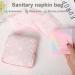 Ouligay 2Pcs Reusable Menstrual Storage Bag - Portable Feminine Menstruation Pouch for Teen Girls and Women - Buy Online on GoSupps.com