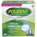 Polident Denture Cleanser  3 Minute  40 tablets