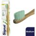 Buy Signal Bamboo Toothbrush - Natural Medium - Eco-Friendly & Sustainable - 1 Piece International Shipping - Buy Online on GoSupps.com