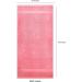 Simpli-Magic Cotton Pink Bath Towels Set - 24x46 Inches, 6 Pack - Buy Online on GoSupps.com