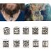 Viking Beard Beads & Nordic Dreadlock Beads - DIY Craft Jewelry & Hair Accessories - Buy Online on GoSupps.com