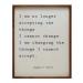 Creative Co-Op Wood Framed Saying I Am No Longer  Wall D cor  Multi Color