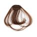 Beavorty Piece clip on bang hair barrettes for women Fake Ponytail hair extensions flat ponytail wigs bangs hair clip thick Cosplay hair clips for curly hair fake bread real person women's Light Brown