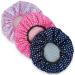 Shower Caps for Women 3 Pack - Reusable Bath Hair Cap in Various Colors - Ideal for Long and Short Hair - Suitable for Ladies, Men, and Kids - Harts & Dots - Buy Online on GoSupps.com
