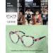 LVIOE Heart Blue Light Blocking Glasses for Women - Stylish UV Filter Fake Glasses - LB960 A04 Black Ink - Buy Online on GoSupps.com