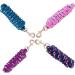 Merauno Lead Rope for Horse - Tie Rope in Various Stylish Designs Lead Lead Tie Rope Pony Donkey Goat Long Knit with Carabiner Hook (Pink Carabiner Hook) pink Carabiner hook - Buy Online on GoSupps.com