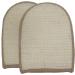 2 Pieces 100% Natural Exfoliating Sisal Fiber Loofah Glove Mitt Mitten - Bath Sponge Scrubber Remove Dead Skin - Great for Skin Care in the Bath - Spa or Shower For Human or Pets Pack of 2