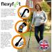 Flexyfoot 22mm Shock Absorbing Walking Stick Ferrule - Pack of 1 Black - Buy Online on GoSupps.com