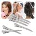 Tancuder 24-Piece Metal Bill Hair Clips - 3.5 Alligator Hairdressing Accessories for DIY - Silver - Buy Online on GoSupps.com
