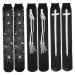 Healeeved 3 couples Halloween dresses Cosplay stockings Halloween overkniuses Sweet Overknee Socks Horror socks Knee socks with skull motif women stockings skeleton pumpkin fabric