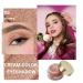 Oulac Warm Peach Glitter Cream Eyeshadow - Moisturizing Formula, Multi-Use Metallic Eye Makeup - Waterproof & Highly Pigmented - 0.42 oz - Buy Online on GoSupps.com