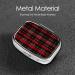 Red and Black Plaid Small Pill Case | Travel Pill Organizer & Cute Purse Gift - Buy Online on GoSupps.com