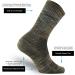 ONKE Merino Wool Cushion Crew Socks for Men - Moisture Control, Breathable Hiker Socks in Green 10-13 - Buy Online on GoSupps.com