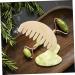 Iwowhero Jade Gua Sha Kamm - Multifunctional Massage Comb & Hair Tool | Chinese Jade Hair Comb & Gua Sha for Relaxation - Buy Online on GoSupps.com