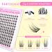 Calailis DIY Eyelash Extensions Set - 144 D Curl Individual Lashes with Adhesives Remover & Applicator | CDD03 Kit - Buy Online on GoSupps.com