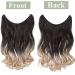 Buy Sego 50cm Secret Hair Extensions - Invisible Wire Wavy Light Brown & Ashblond for Natural Look - Buy Online on GoSupps.com