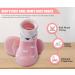 Dookeh Baby Girl Pink Soft Sole Sneakers | Non-Slip First Walking Shoes 2-3 Years | Toddler Infant Babygirl Sock Shoes - Buy Online on GoSupps.com