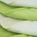 Natural Organic Bamboo and Ramie Dual Sided Washcloths Hand Towels - Pack of 4 (Green and White) | Ultra Soft, Gentle for Body, Face, Sensitive Baby Skin - Shower, Bath, Spa - Buy Online on GoSupps.com