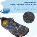 Dimaiglobal Kinder Wasserschuhe | Fast-Drying Swimming Shoes for Boys & Girls | Aquasque Light Slipproof Beach & Bathing Shoes (EU 37 Gray) - Buy Online on GoSupps.com