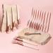 EcoTools Luxe Natural Elegance Professional Face Makeup Brush Set - Ecofriendly Pink Brushes for Face, Cheek, and Eye Makeup - 5 Piece Set - Buy Online on GoSupps.com