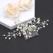Bridal Pearls and Rhinestone Wedding Hair Accessories - Crystal Hair Piece Combs for Brides and Bridesmaids (23 Pack, Silver) - Buy Online on GoSupps.com