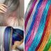 XFTOPSE Hair Tinsel 8 Colors Heat Resistant Sparkling Shiny Silk Fairy Hair for Women Girls Kids Glitter Extensions Tinsel Hair Kit for Cosplay Party Halloween Christmas Dress up - Buy Online on GoSupps.com
