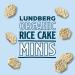 Lundberg Organic Sea Salt Rice Cake Minis 5 oz (Pack of 6) - Gluten-Free, Vegan, Healthy Snacks - Buy Online on GoSupps.com