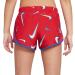 Nike Girl's Dry Tempo Shorts Swoosh - Medium University Red/White/Game Royal - Buy Online on GoSupps.com