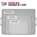 Shop Tuff Pupper 70x50 cm Waterproof Pet Feed Mat - Non-Slip Easy Clean Dishwasher-Safe Edge Design to Contain Messes - Buy Online on GoSupps.com