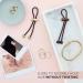 Pulleez Silver Knot Ponytail Holder - Non-Slip Black Hair Tie for Thick & Thin Hair - Adjustable Hair Jewelry for No Breakage - 1pc - Buy Online on GoSupps.com