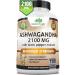 NaturaLife Labs Organic Ashwagandha 2100 mg - 100 Capsules | Natural Stress Relief & Wellness Support - Buy Online on GoSupps.com