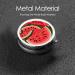 Red Watermelon Round Pill Box | 3 Compartment Portable Organizer for Travel Vitamins & Medications - Buy Online on GoSupps.com