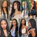 Xtrend 26 Inch EZ Braid 8 Packs Black Long Pre Stretched Braiding Hair Yaki Texture Braiding Hair for Crochet Hair Braids Hot Water Setting Synthetic Fiber Hair Extensions 1B# 26 Inch (Pack of 8) 1B# - Buy Online on GoSupps.com