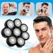 8D Electric Razor Head Replacement Blades for Bald Men Universal 8 Head Shaving Blades for 5 6 & 7 Head Shavers (Black) - Buy Online on GoSupps.com