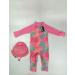 weVSwe Baby Boy Swimsuit UPF 50+ Sun Protection Rash Guard with Crotch Zipper | Fish Scale-3 Design | 6-12 Months - 3 Years - Buy Online on GoSupps.com
