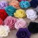 Frcolor 20pcs 3D Rose Flower Hair Clip Set - Chiffon Rose Clips for Women and Girls - Buy Online on GoSupps.com