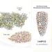 1440PCS 2MM Flat Back Crystal AB Rhinestones for Nail Art - Professional Nail Gems for Face, Teeth, DIY Crafts - Buy Online on GoSupps.com