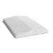 ComfiLife Lumbar Support Pillow for Sleeping Memory Foam Pillow for Back Pain Relief  Side, Back and Stomach Sleepers Triangle Wedge Bolster Pillow  Bed Rest Pillow (White, Standard) White Standard