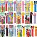 Pez Candy Refills - 1 dispenser & 2 Individually Wrapped of Pez Refill Sweets - 12 x Characters With Candy Refills Packs 17g