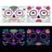 Beisto 8 Set Fluorescent Face Tattoo Stickers - Glow UV Neon Temporary Tattoos for Women - Halloween Christmas Festival Party Props - Buy Online on GoSupps.com