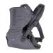 Chicco Easyfit Baby Carrier Moon Grey | Birth - 9kg Comfortable Baby Carrier Fully Adjustable Front & Rear Facing Easyfit (Grey) 1 Count (Pack of 1)