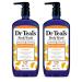 Dr Teal's Body Wash with Pure Epsom Salt Relax & Relief & Body Wash with Pure Epsom Salt Glow & Radiance with Vitamin C & Citrus Essential Oils 24oz (Pack of 2) (Packaging May Vary) - Buy Online on GoSupps.com