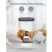 PETLIBRO WiFi Smart Automatic Cat Feeder - 4L Black with Stainless Steel Bowl | Up to 10 Meals Per Day | APP Control and Voice Recorder - Buy Online on GoSupps.com