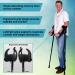 smartCRUTCH Ergonomic Custom Forearm Crutches for Adults - Adjustable with Rotating Forearm, Multiple Colors - Heights 4'11 to 6'7 - 250 lbs - Galaxy Design - Buy Online on GoSupps.com
