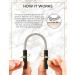 Epiwand Facial Hair Remover Spring Threading Tool for Women - Removes Peach Fuzz, Chin, Cheek, Neck, Mustache & Upper Lip Hair - Includes Instructions & Gift Box - Buy Online on GoSupps.com