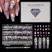 Nail Art Rhinestones - Multi-Shaped Glass Gemstones for Nails - Crystal Glass Ab Rhinestone Gems Flatback Round Bead Charm Gem Stone Jewelry Nail Crystals for Acrylic Nails Bondoo - Buy Online on GoSupps.com